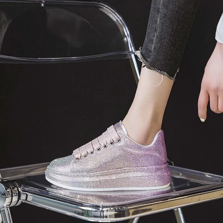 Levoire | Baskets femmes avec strass