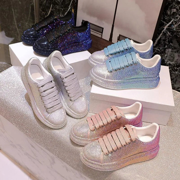 Levoire | Baskets femmes avec strass