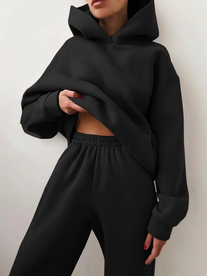 Levoire | Sweatshirt Robe Deux Pièces Noir