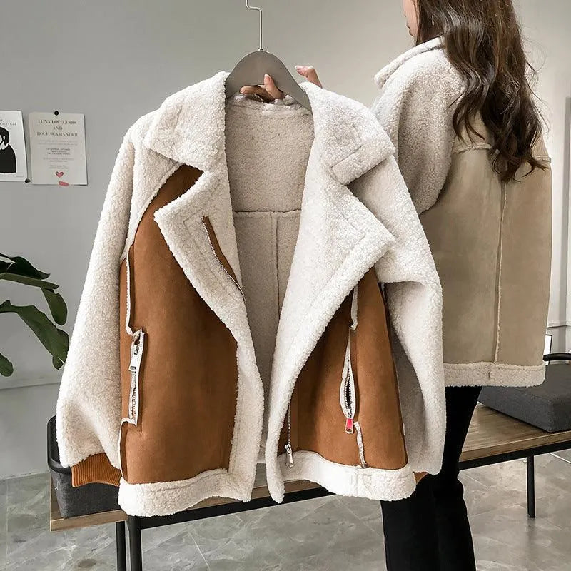 Levoire | Veste en cuir suédé