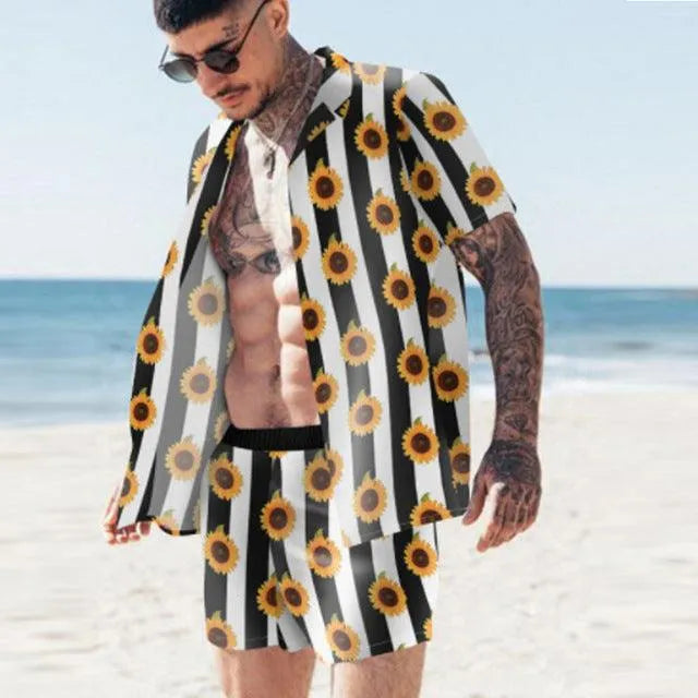 Levoire | Chemises à fleurs de plage pour hommes 8style