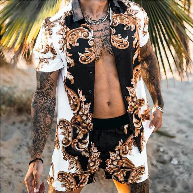 Levoire | Chemises à fleurs de plage pour hommes