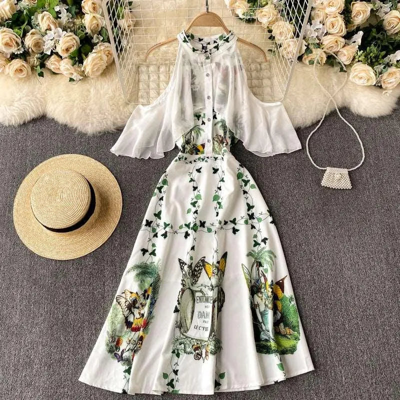 Levoire | Robe avec décolleté américain froncé Image Couleur