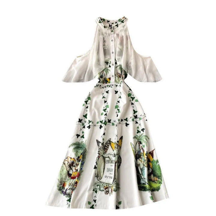 Levoire | Robe avec décolleté américain froncé