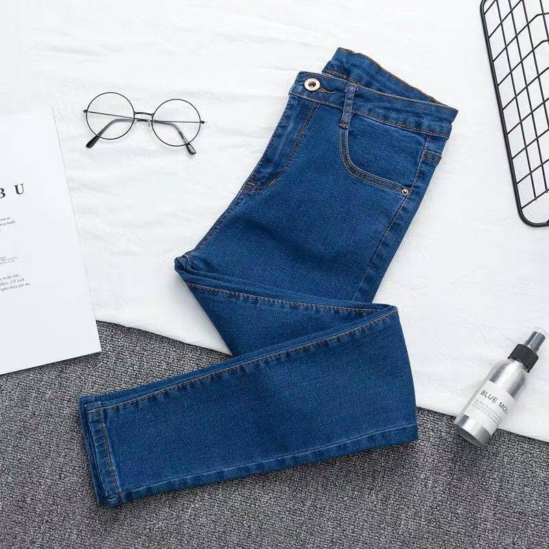 Levoire | Pantalons De Mode À Taille Haute Pour Femmes Bleu foncé