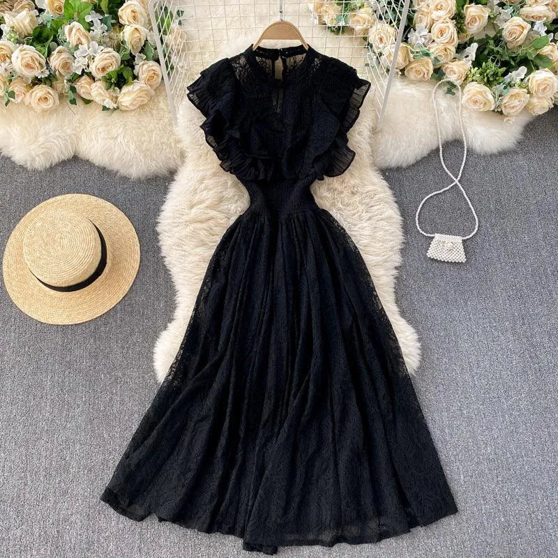 Levoire | Robe ajustée légère Noir Une taille