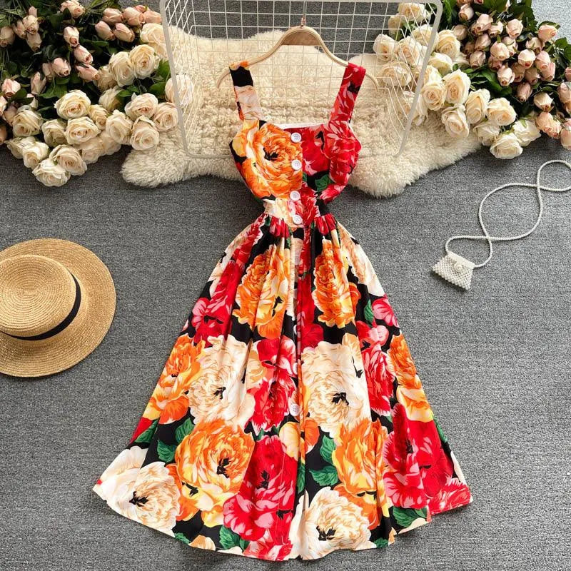 Levoire | Printemps Jardin Robe Femme Couleur