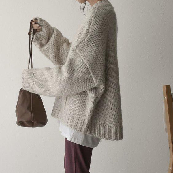 Levoire | Bergroer Pull En Maille Avec Poche
