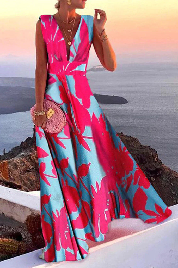 Levoire | Robe d'été ludique Rosa Bleu