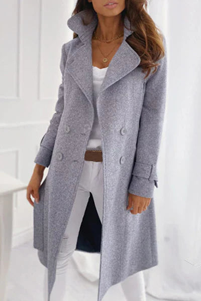 Levoire | Manteau Décontracté Élégant Gris bleu