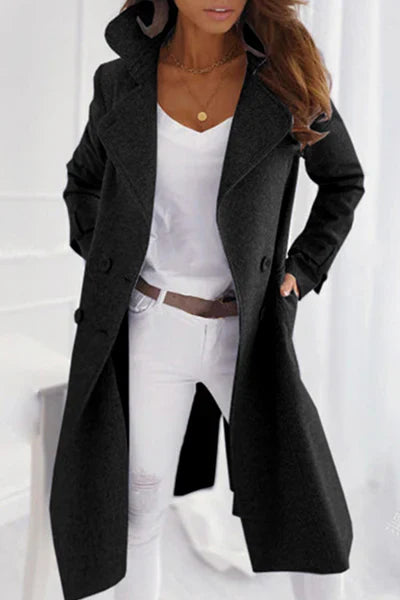 Levoire | Manteau Décontracté Élégant Noir