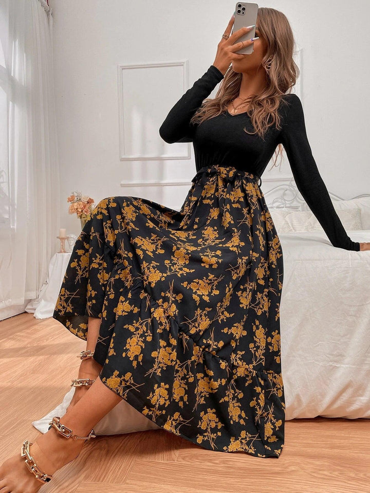 Levoire | A-Ligne Robe À Manches Longues Pour Femmes Monia couleurs