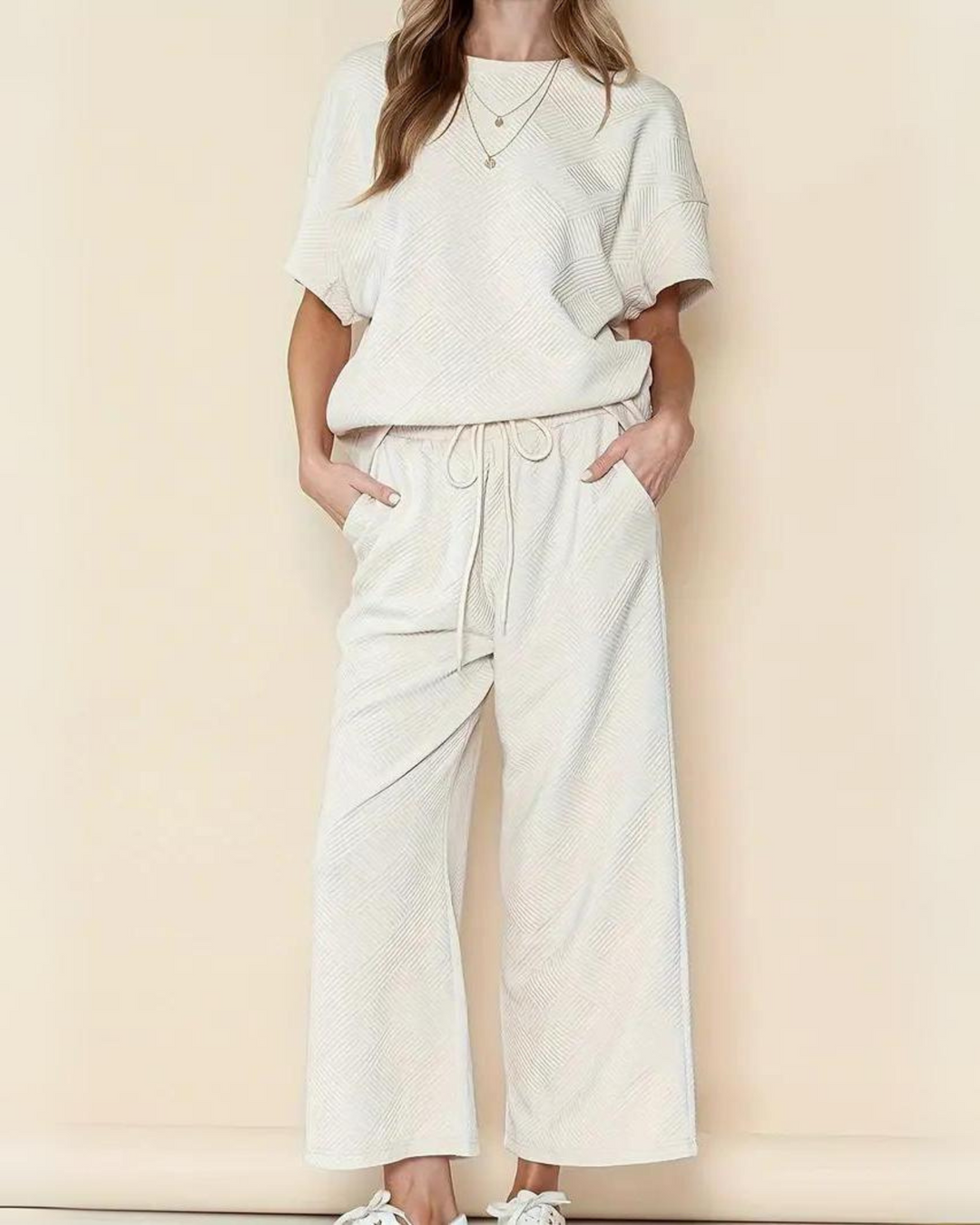 Levoire | ENSEMBLE LOUNGE TEXTURÉ LUXE Blanc