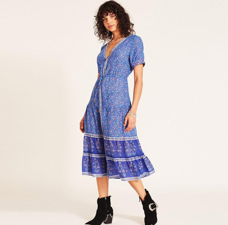 Levoire | Robe à imprimé bohème