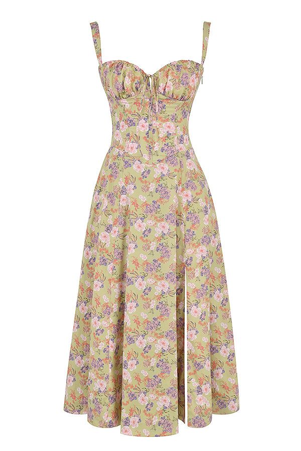 Levoire | Bustier Robe Thea Durable Polyester Mix Impression jaune