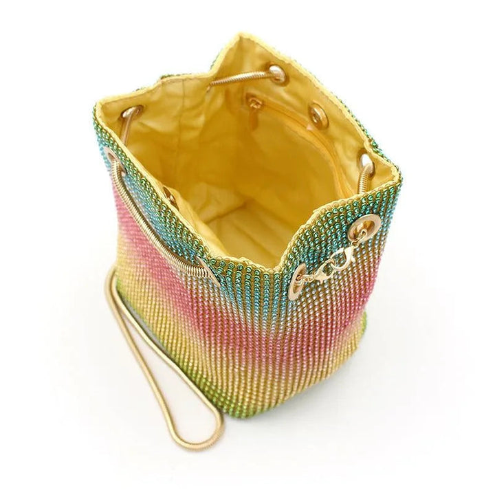 Levoire | Sac à parapluie arc-en-ciel avec des diamants