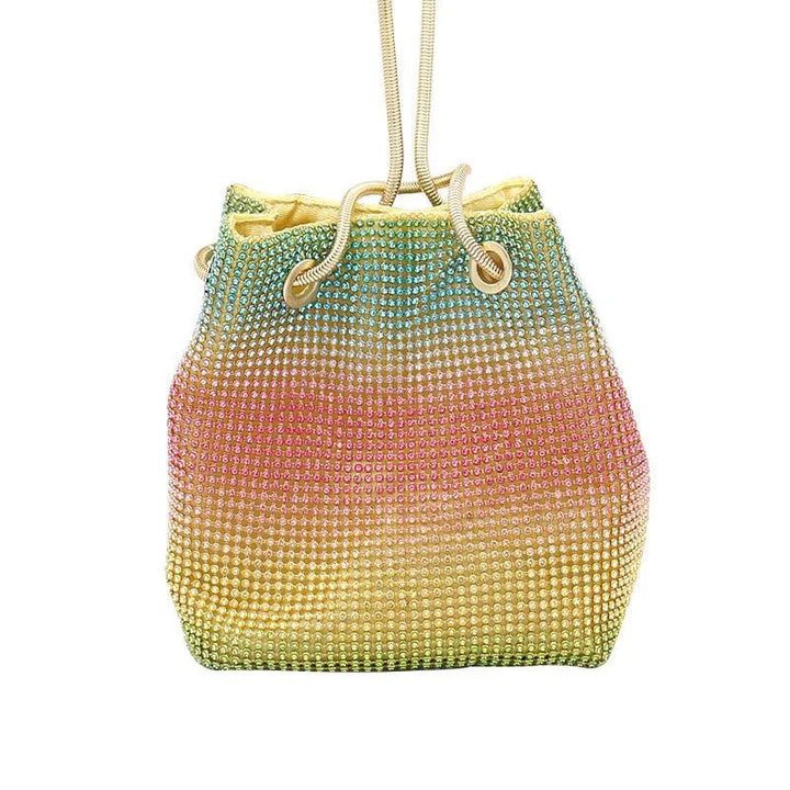Levoire | Sac à parapluie arc-en-ciel avec des diamants