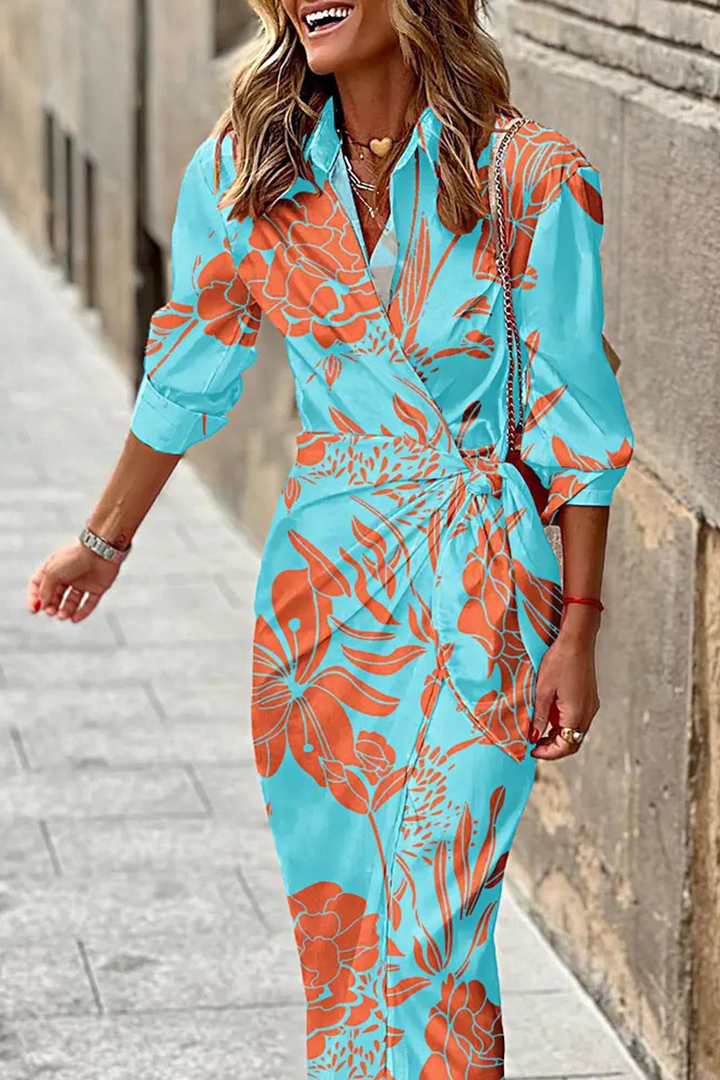 Levoire | Robe de mode Bleu ciel