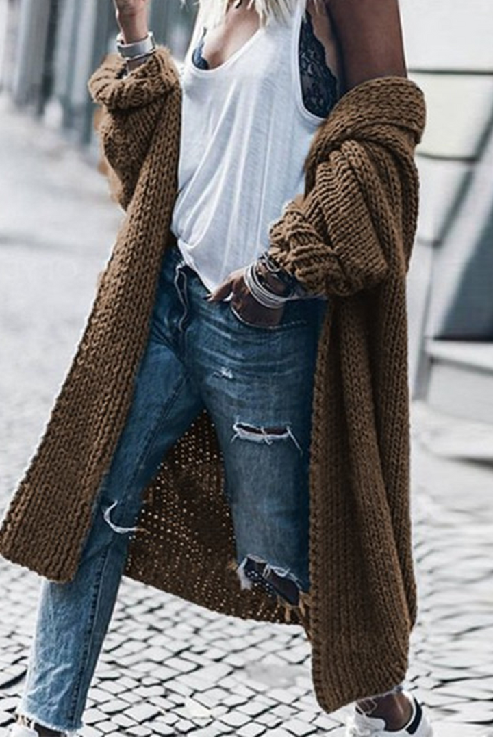Levoire | Tricoté femmes cardigan Café