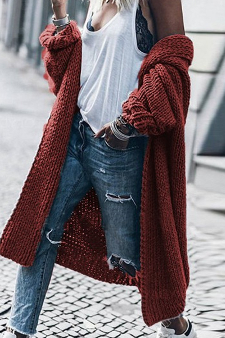 Levoire | Tricot femme à boutons Bourgogne