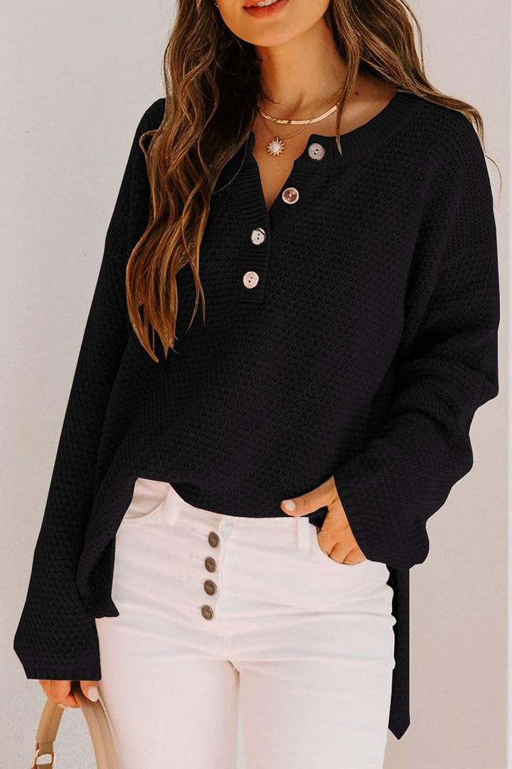 Levoire | Simple Et Élégant Haut D'Hiver Noir