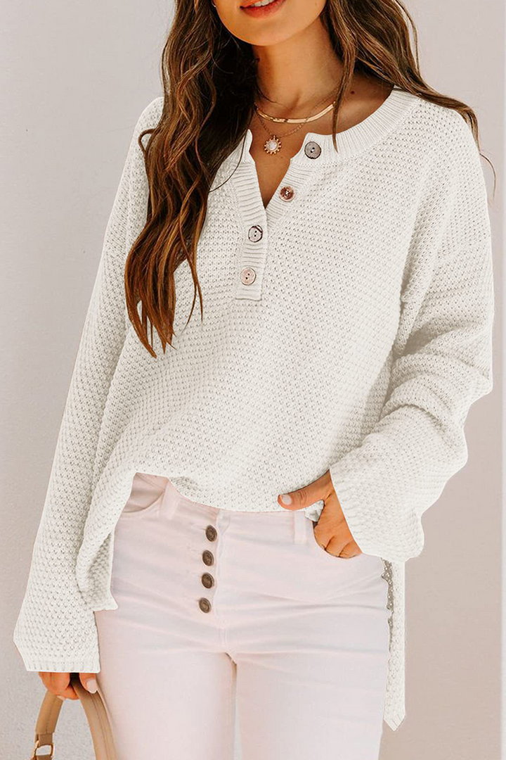 Levoire | Simple Et Élégant Haut D'Hiver Blanc