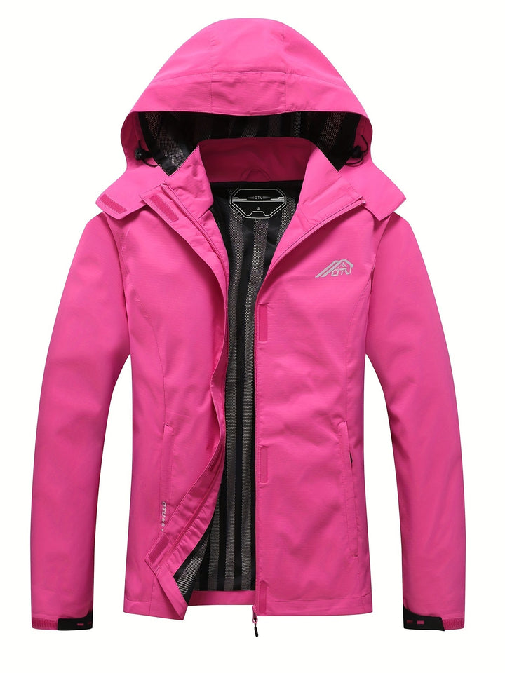 Levoire | Veste De Pluie Avec Capuche Rose rouge