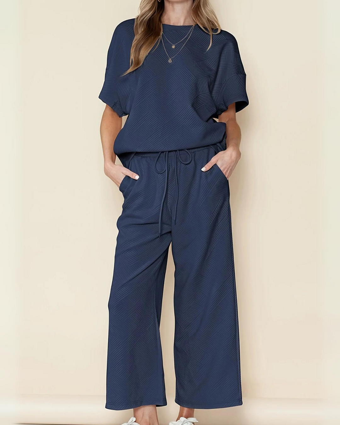 Levoire | ENSEMBLE LOUNGE TEXTURÉ LUXE Bleu marine
