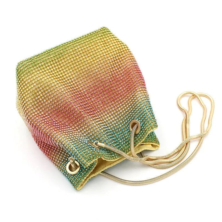 Levoire | Sac à parapluie arc-en-ciel avec des diamants