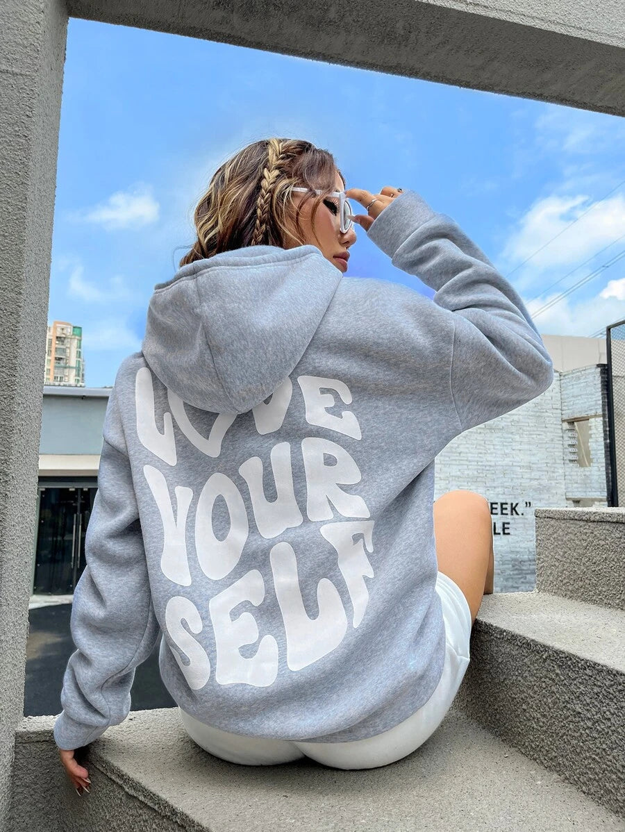 Levoire | Sweat À Capuche Doux Pour Femmes Gris