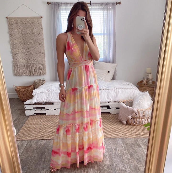 Levoire | Robe irrégulière avec dos décolleté tendance