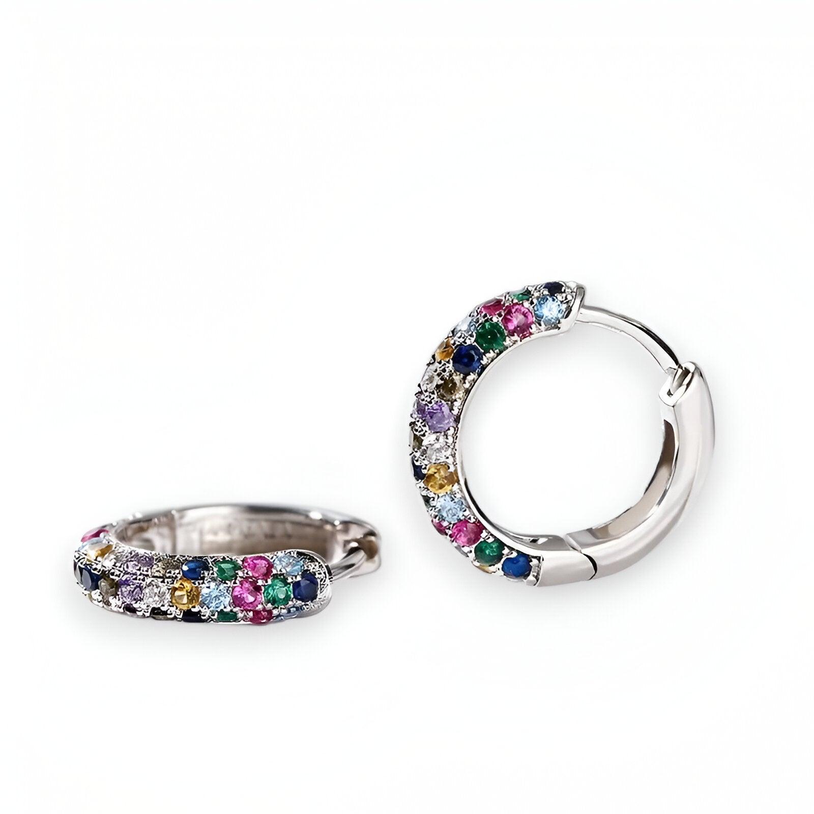 Levoire | Boucles D'Oreilles En Cristal Multicolores