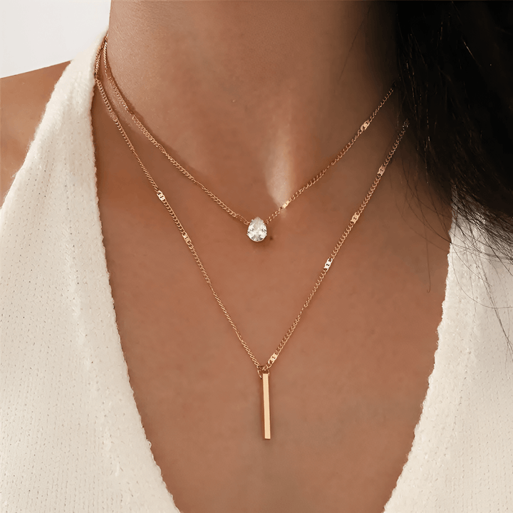 Levoire | Collier En Damier Brillant Luxueux Ou
