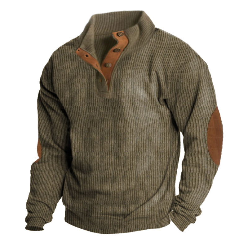 Levoire | Pull Extérieur Élégant Khaki