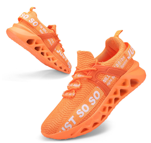 Levoire | Sneaker Homme Aéré Avec Semelle Renforcée Orange