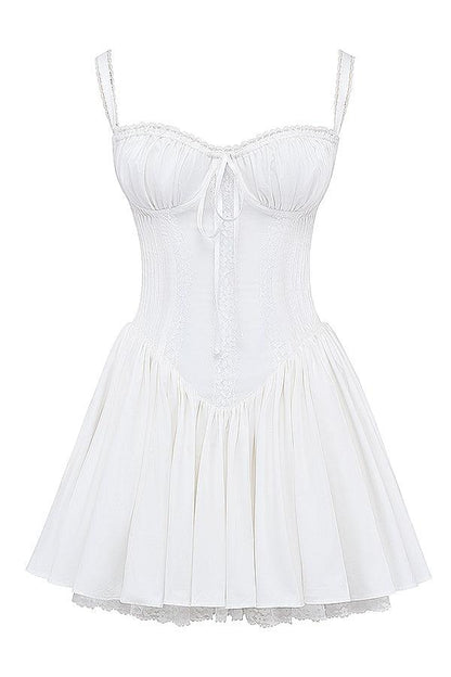 Levoire | Robe Élégante Corset Sans Épaule