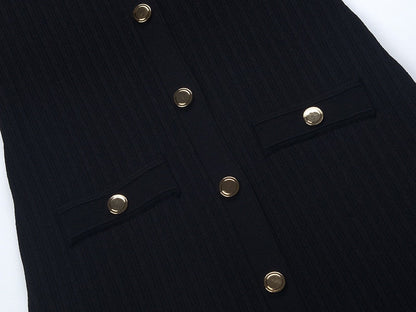 Levoire | Robe Midi À Col En Tricot