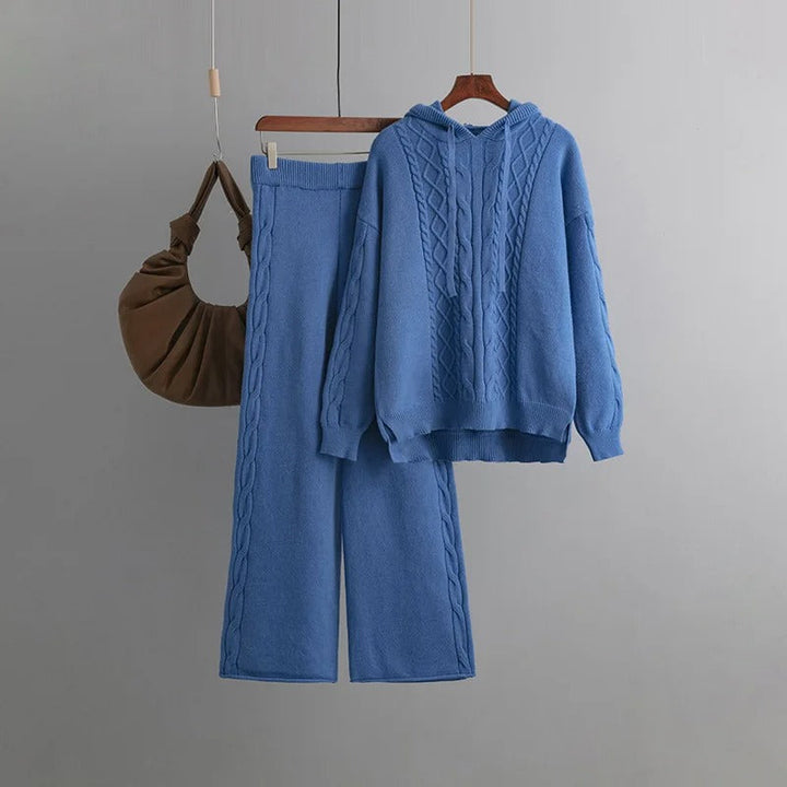 Levoire | Yli Grand, Super Confortable Robe En Tricot Sininen