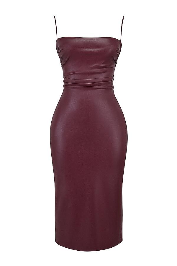 Levoire | Mi-Longue Robe Décolletée Avec Bretelles Dos Nu