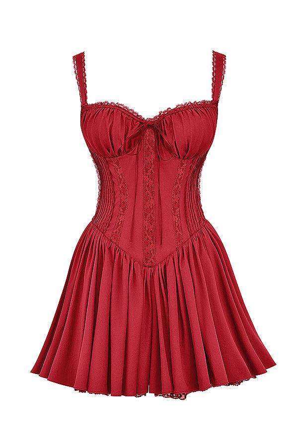 Levoire | Robe Élégante Corset Sans Épaule