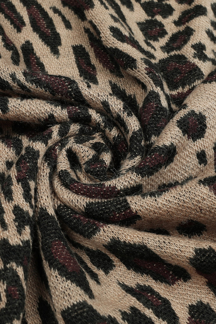 Levoire | Street Élégant Léopard Patchwork Vêtements D'Extérieur