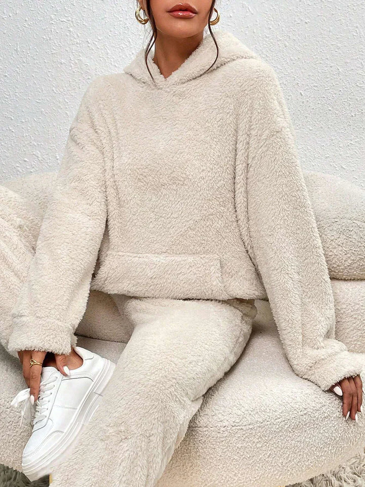 Levoire | Ensemble Teddy Avec Capuche Beige