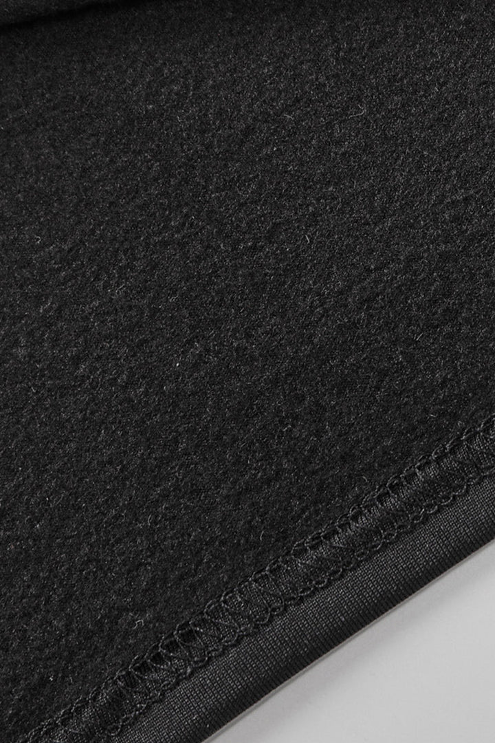 Levoire | Robe Crayon Élégante Unie Avec Fente Et Col Roulé Mi-A