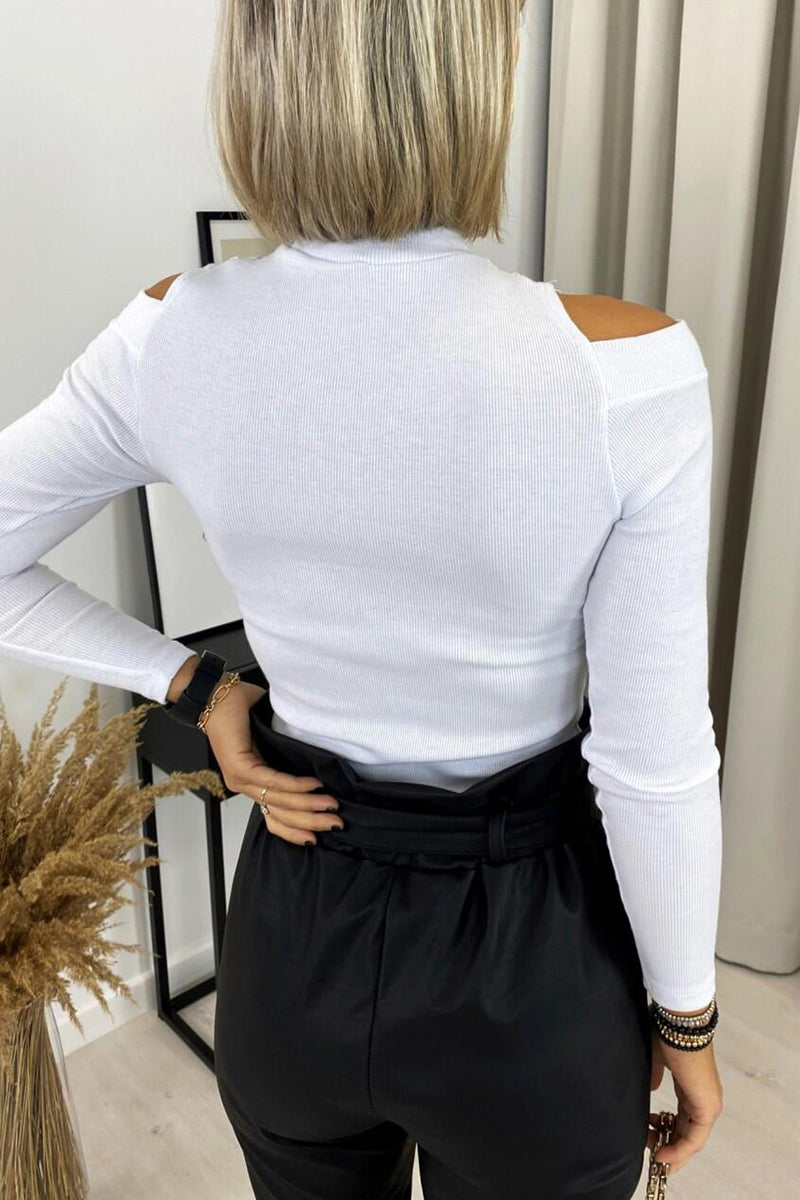 Levoire | Hauts Turtleneck En Dentelle Unie Élégants