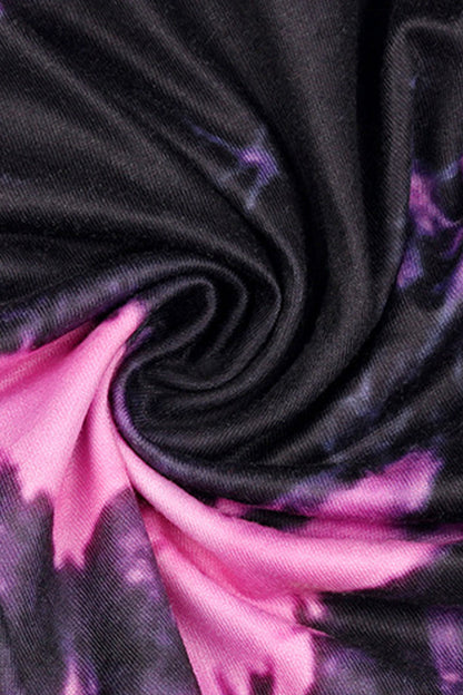 Levoire | Décontracté Changement Progressif Imprimé Col O Manches Longues Deux Pièces