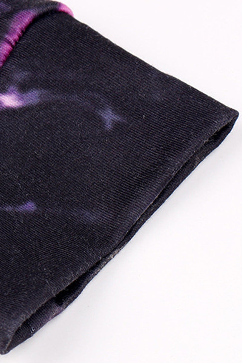 Levoire | Décontracté Changement Progressif Imprimé Col O Manches Longues Deux Pièces