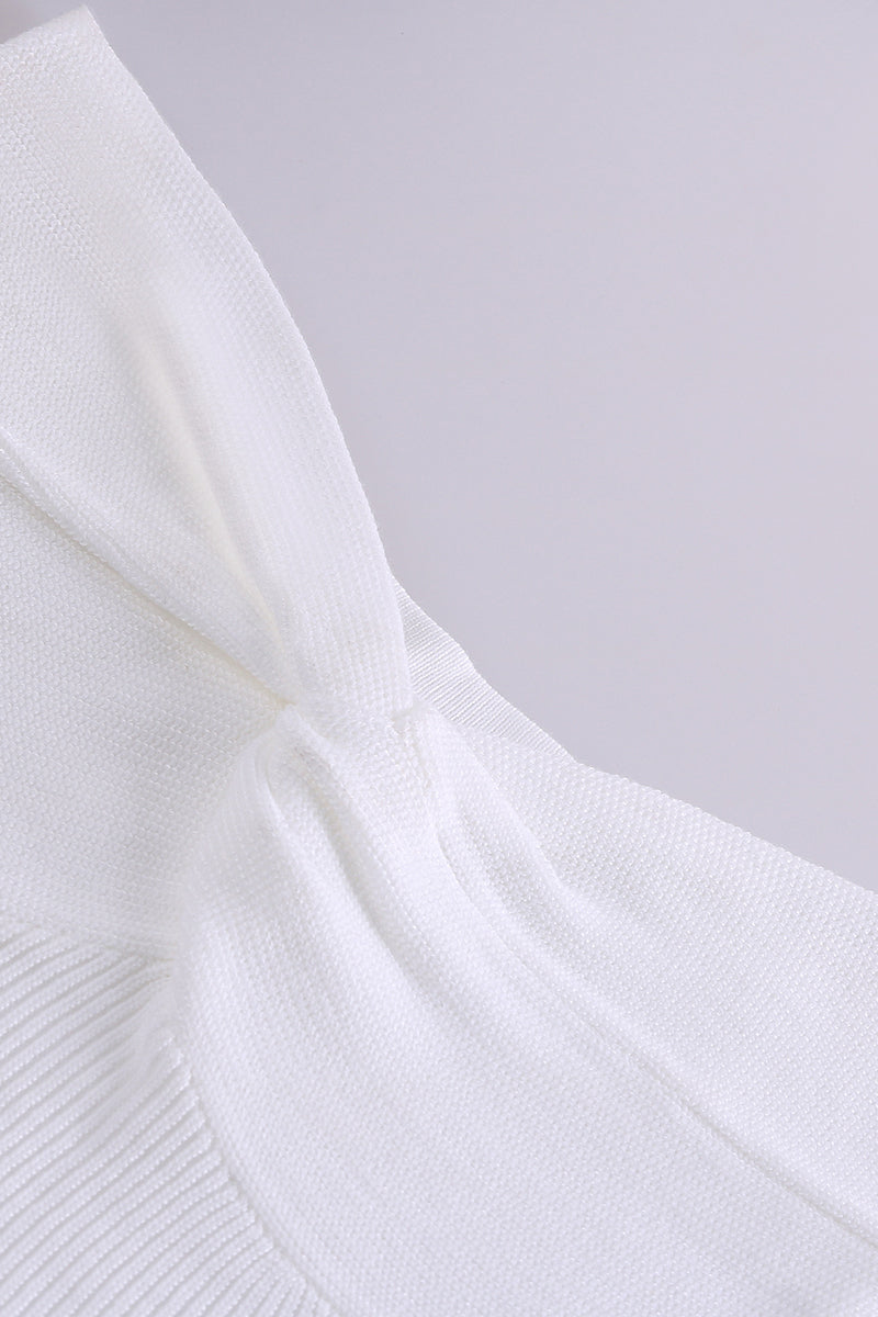 Levoire | Robe Sexy Solide Asymétrique Sans Bretelles À Une Étape