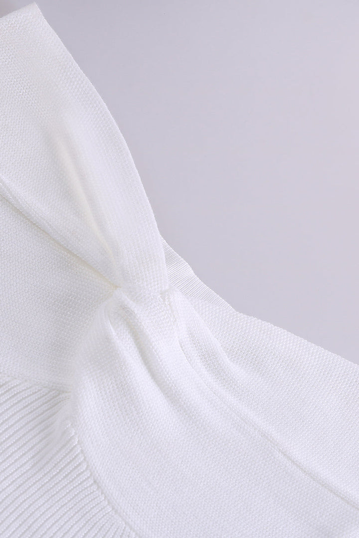Levoire | Robe Sexy Solide Asymétrique Sans Bretelles À Une Étape