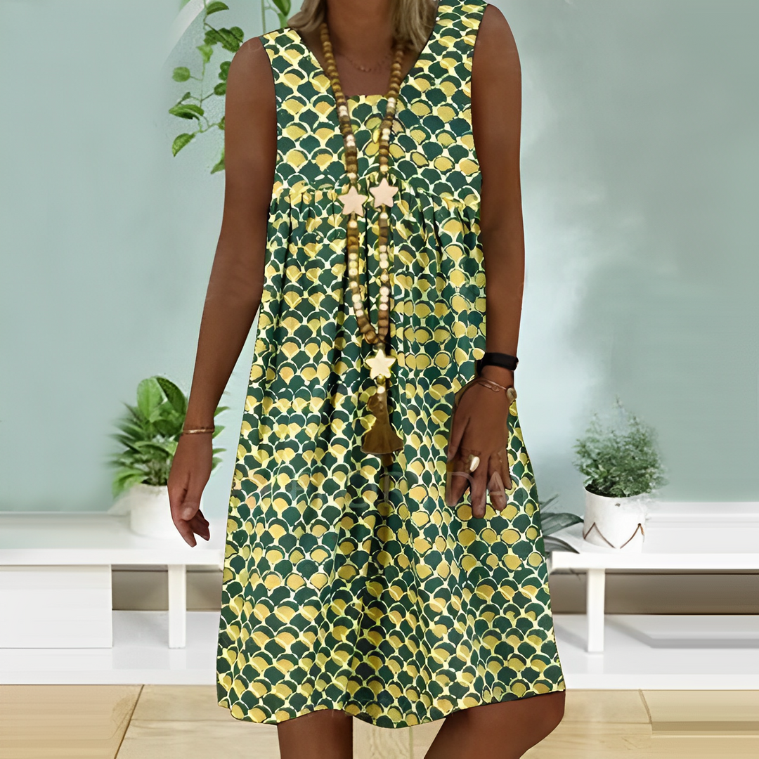 Levoire | Robe Élégante Au Style Raffiné Vert