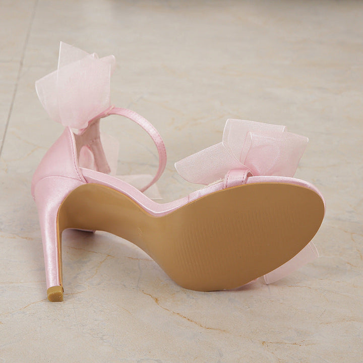 Levoire | Élégance Décontractée Patchwork Avec Nœud Chaussures Extérieures